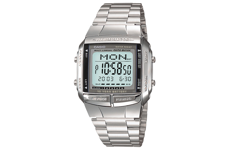 

CASIO Часы Men YOUTH Blue Watch DB-360-1A, Silver Dial