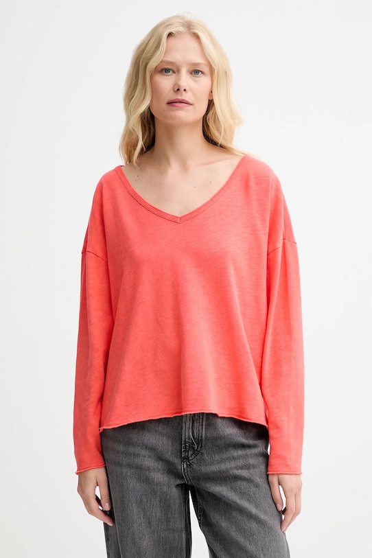 

Хлопковая водолазка American Vintage, оранжевый