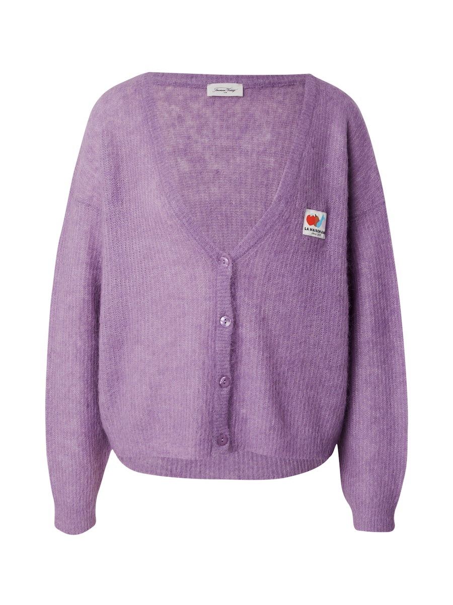 

Вязаный кардиган AMERICAN VINTAGE NENYBAY, сиреневый