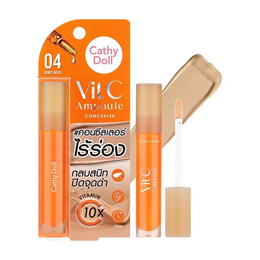 

Cathy Doll Ампульный консилер Vit C 4,1г. 04 Медово-бежевый, Honey Beige