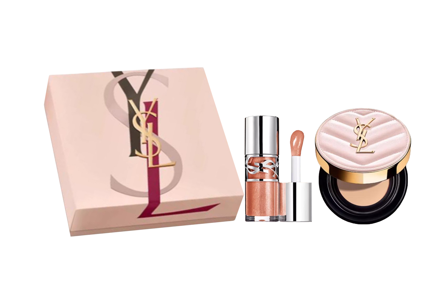 Bao Lip Box Limited Edition, набор помад с мягким светом, натуральный прозрачный уход SAINT LAURENT — фото 2