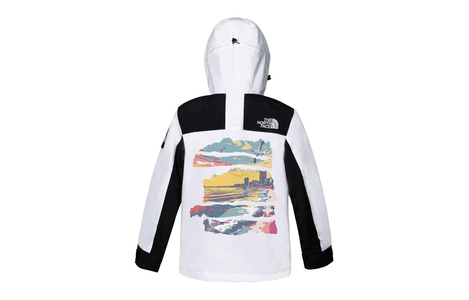 

Ветровка куртка унисекс белый The North Face