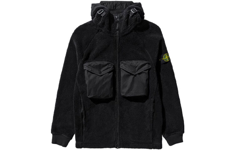 

Куртка мужская Stone Island бархатная, черный