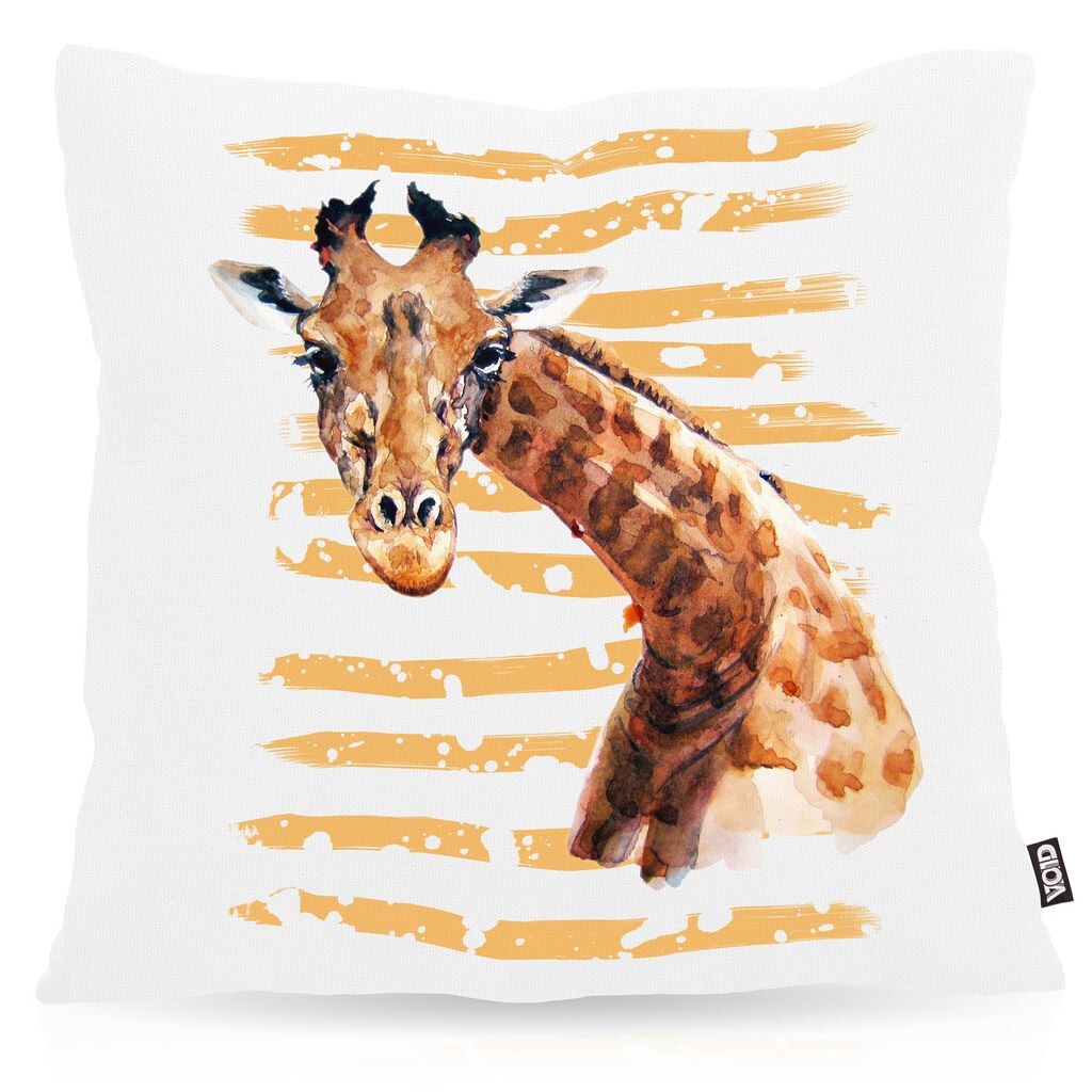 

Чехол на подушку VOID Giraffe, сафари, зоопарк, Африка, лето в помещении, на открытом воздухе, размер подушки: 60 x 60 см