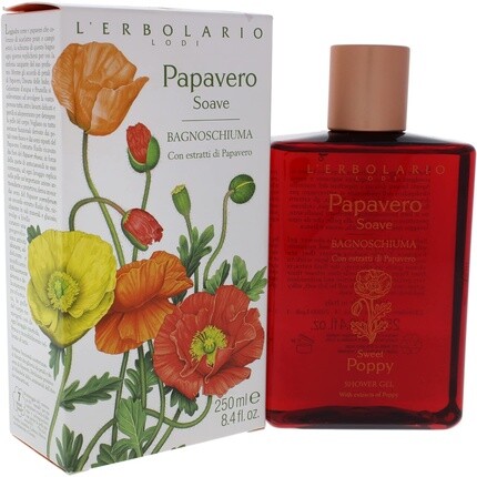 Гель для душа Lerbolario Sweet Poppy для женщин, 8,4 унции L'Erbolario — фото 3