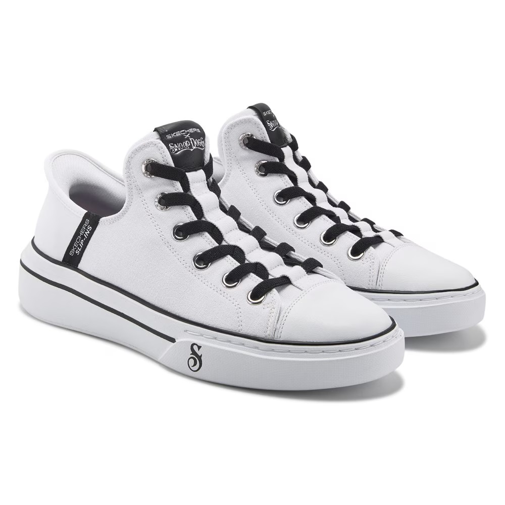 

Кроссовки Slip-Ins Snoop One Boss Life из парусины Skechers, белый
