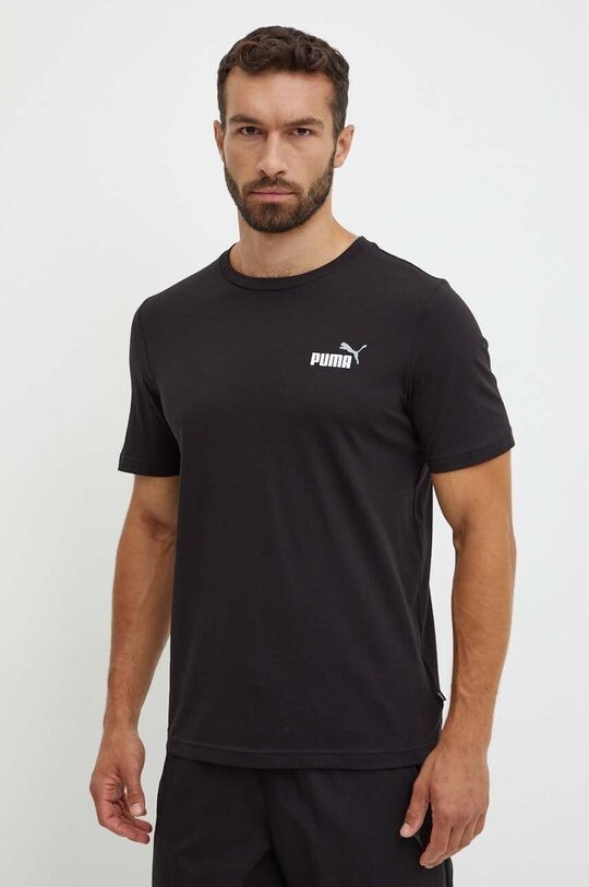 

Хлопковая футболка Puma, черный