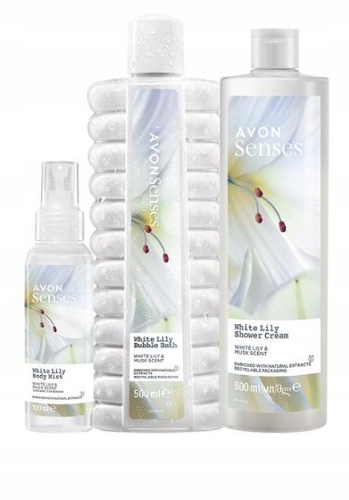 

Набор косметики AVON White Lily White Lily жидкость, гель и спрей