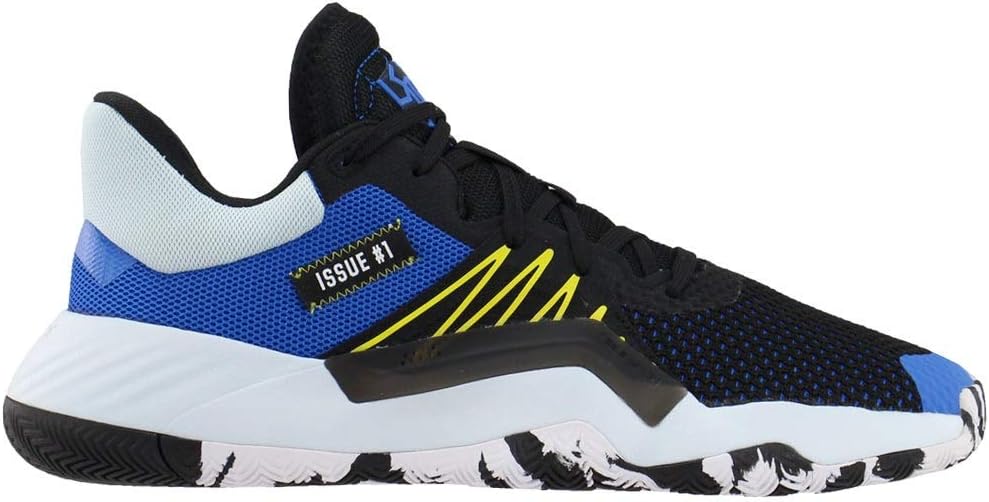 

Мужские баскетбольные кроссовки Adidas D.O.N. Issue 1, черный/синий/желтый