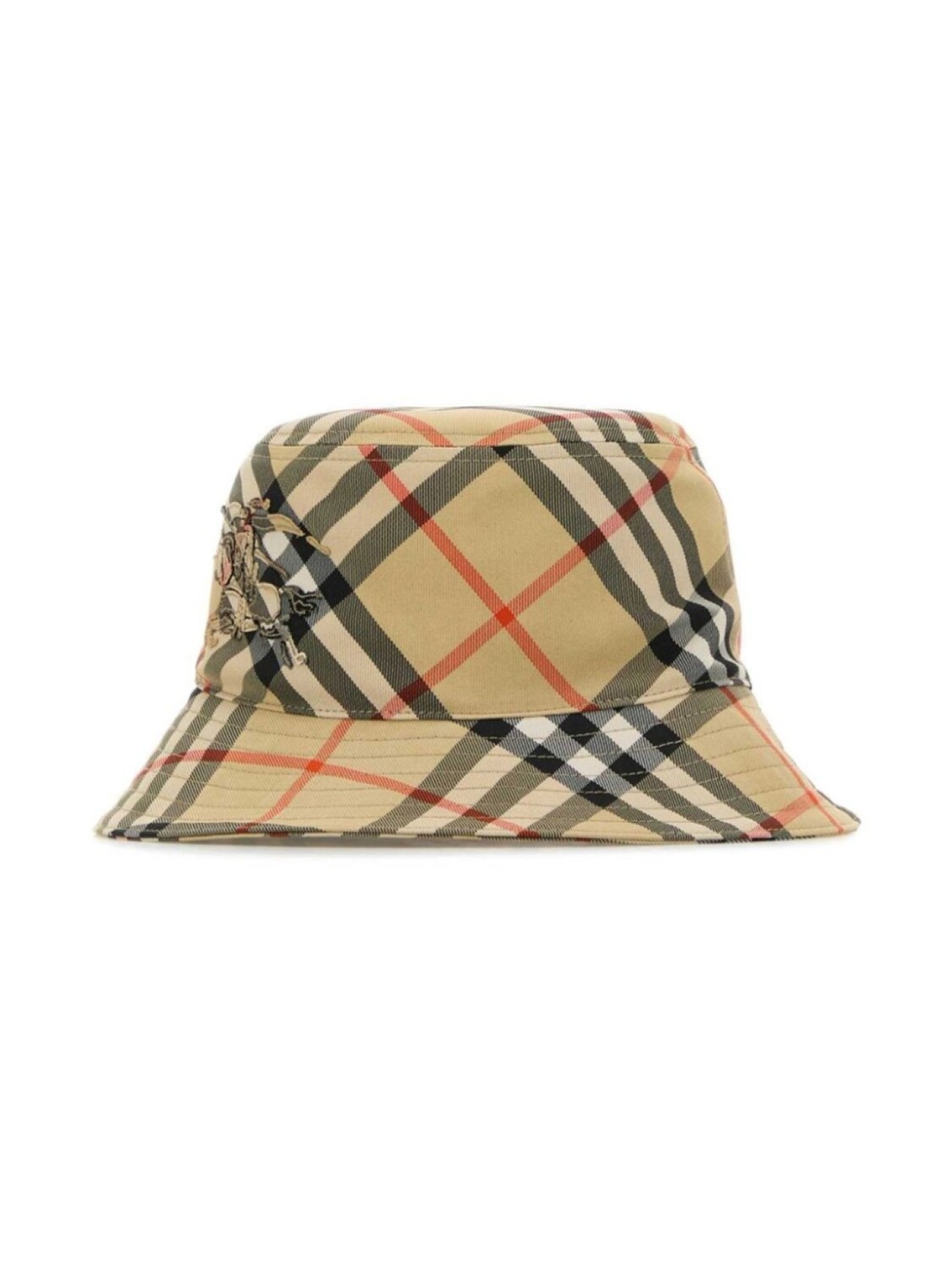 Панама в клетку Vintage Check Burberry, нейтральный цвет — фото 3