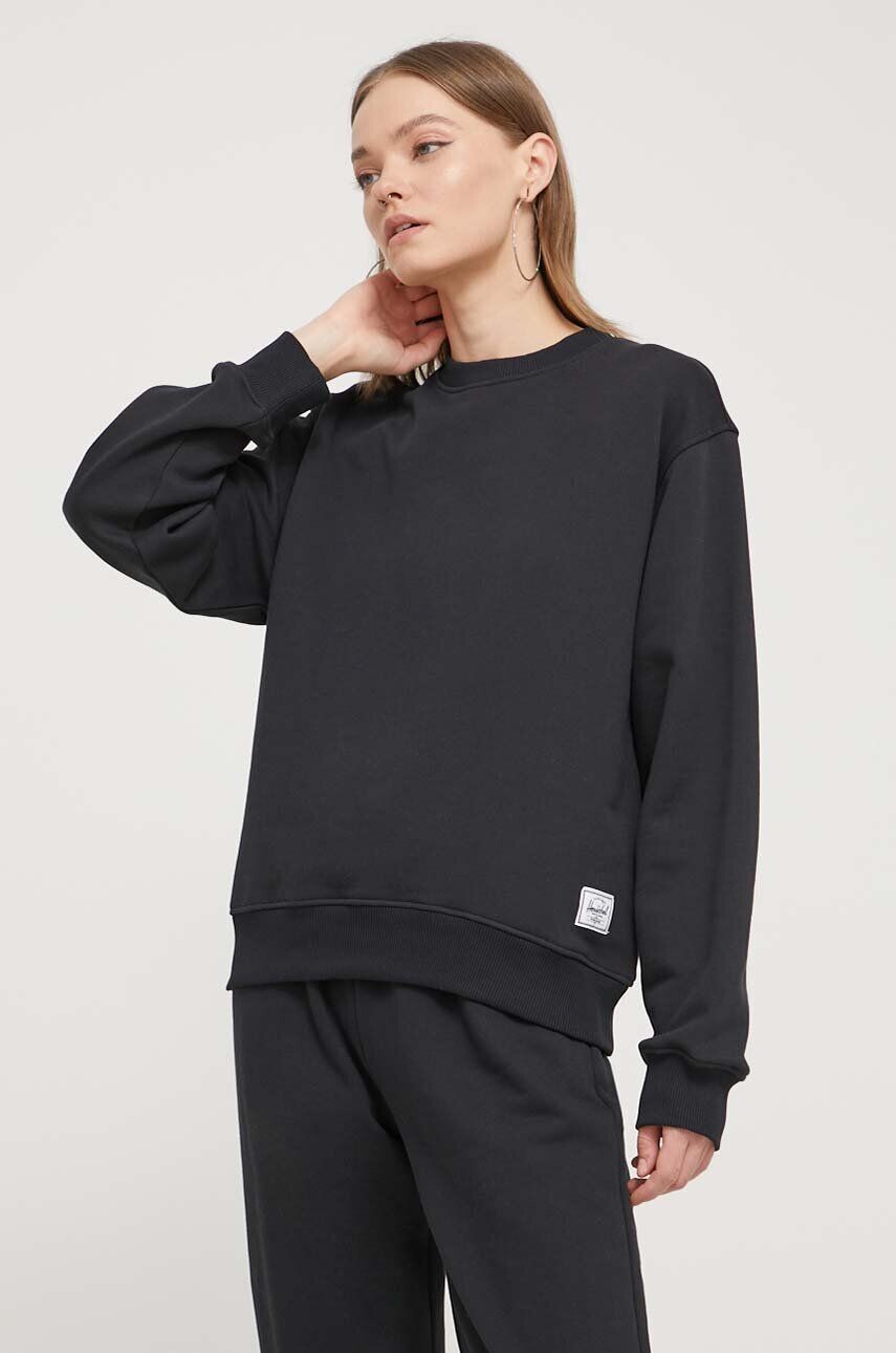 

Хлопковая толстовка Herschel, черный