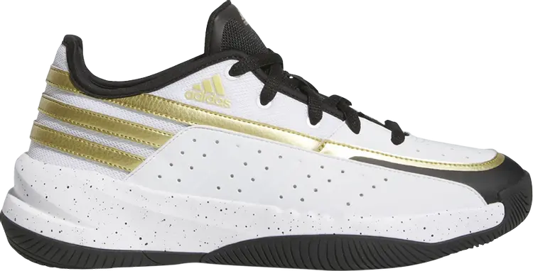 

Кроссовки Front Court 'White Gold Metallic', белый, Зеленый, Кроссовки Front Court 'White Gold Metallic', белый