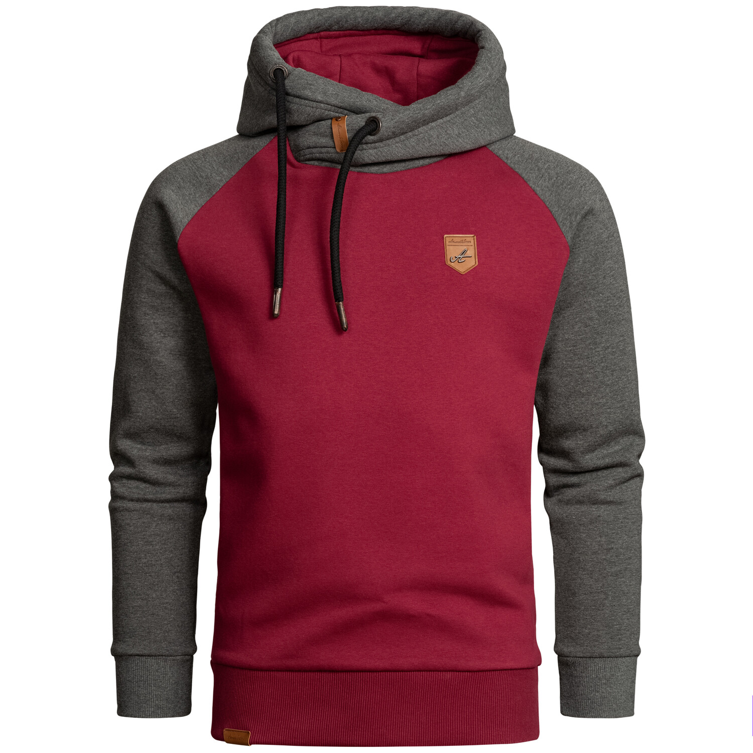 

Толстовка Amaci&Sons Kapuzenpullover, цвет Bordeaux/Anthrazit