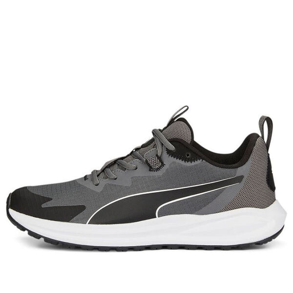 

Кроссовки twitch runner trail 'black gray white' Puma, черный