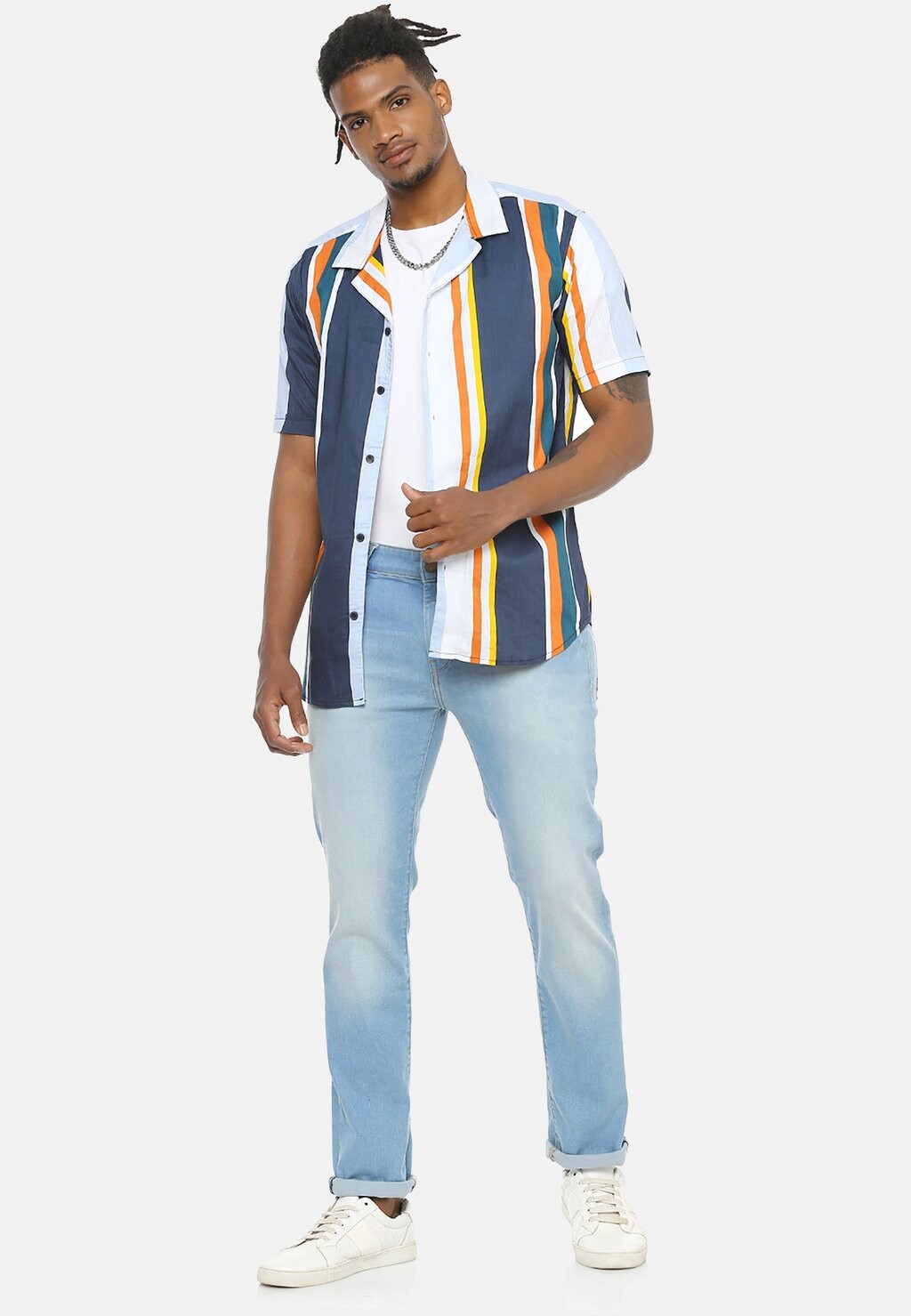 

Рубашка CASUAL NIVAL Campus Sutra, разноцветный