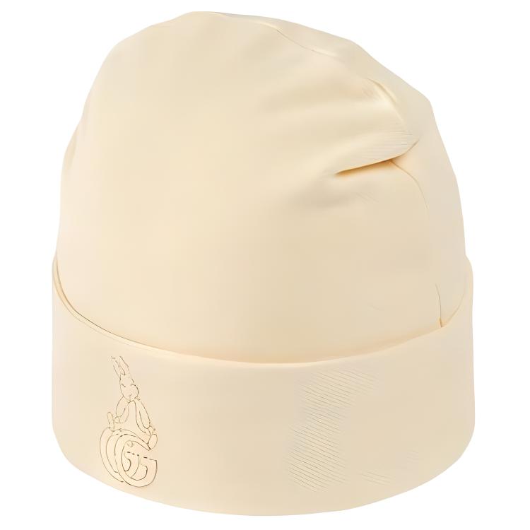 

GUCCI Детская шапка из хлопка полиэстера и эластана бежевая, Beige