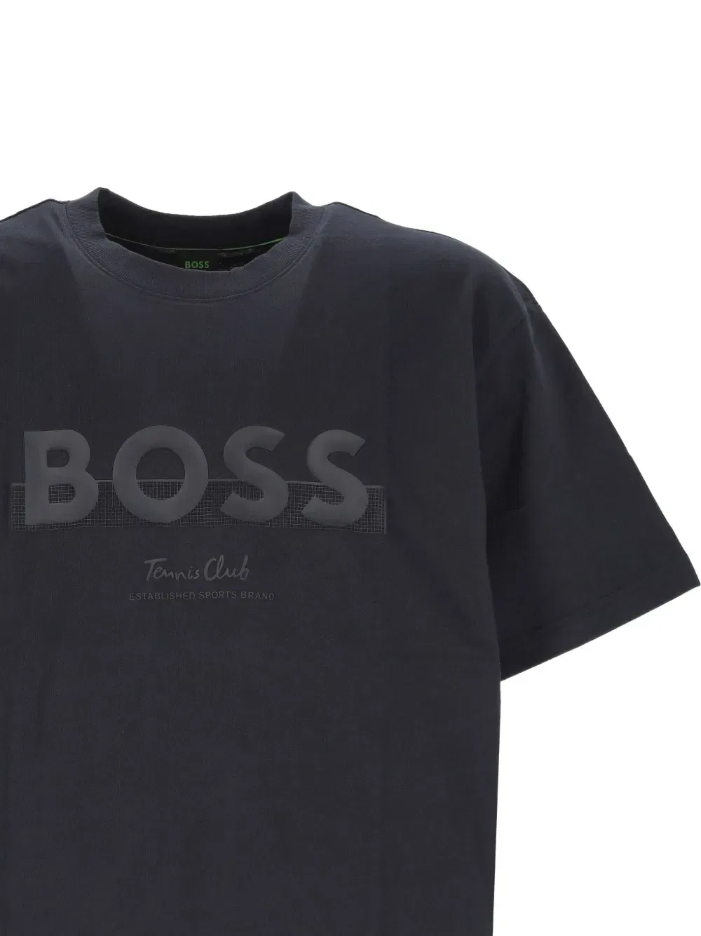 Футболка из хлопка с логотипом Boss, черный — фото 3