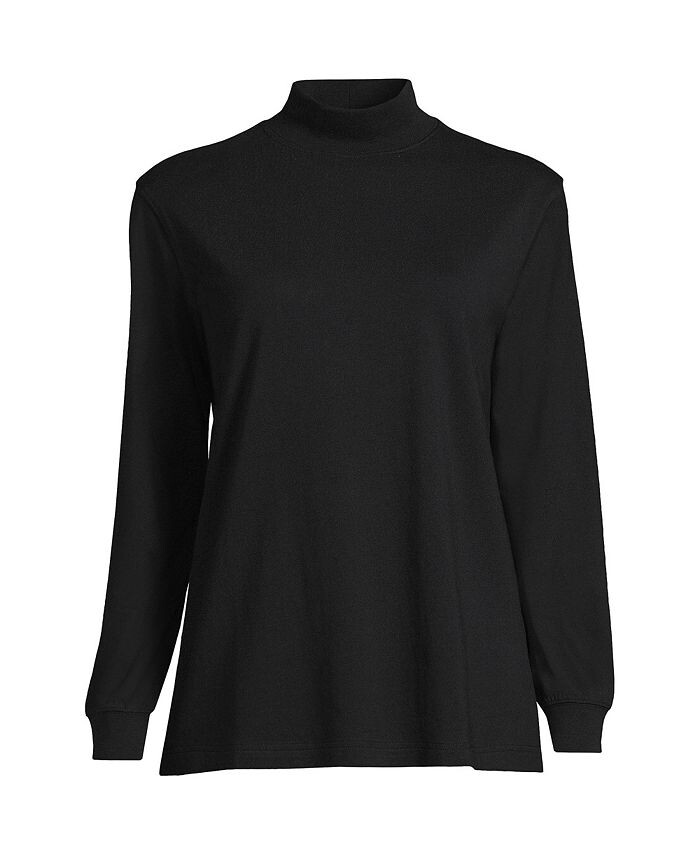 

Женская футболка Super T с длинными рукавами Lands' End, цвет Black