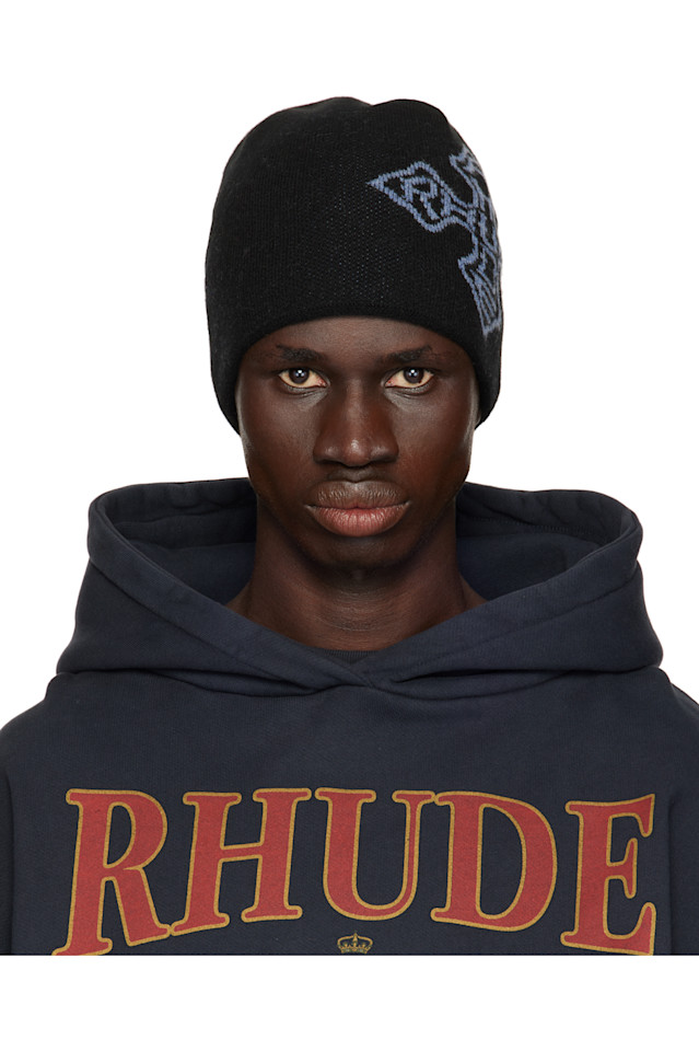 

Шапка-бини Rhude с крестом Rhude, мультиколор