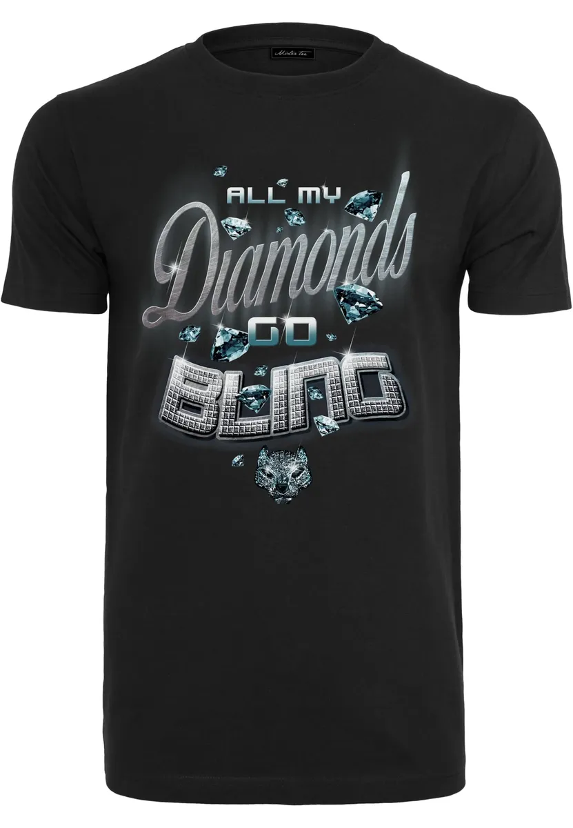 

Футболка Mister Tee "Мужская футболка Mister Tee с бриллиантами Go Bling" Mistertee, черный