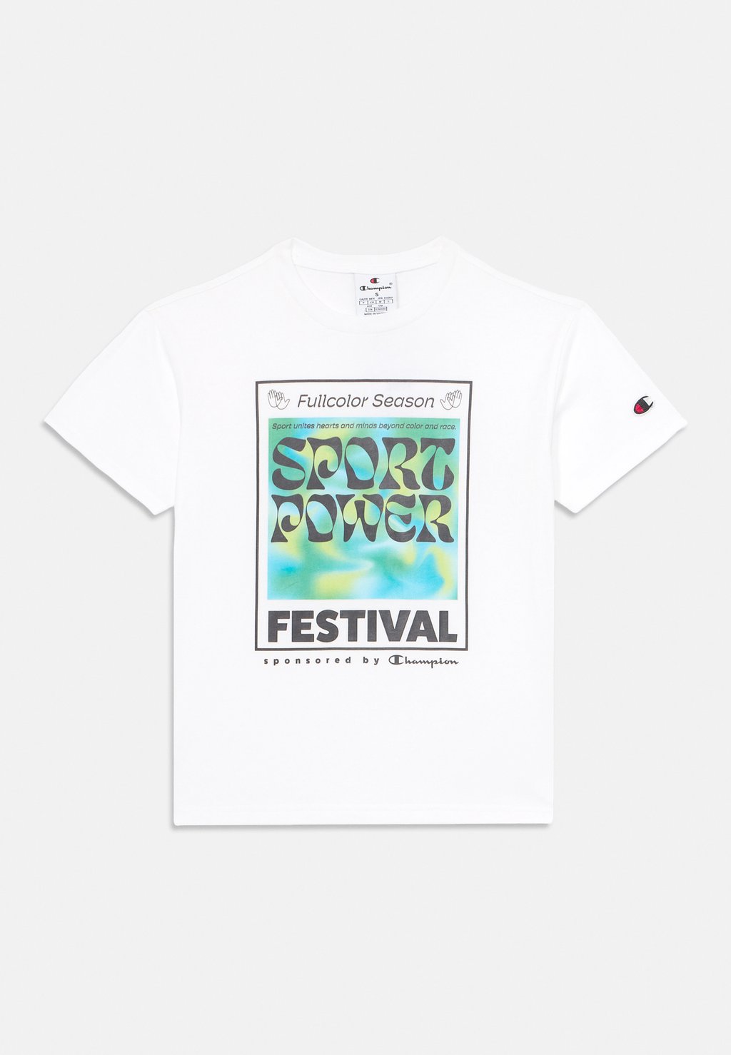 

Футболка с принтом GRAPHIC GALLERY CREW NECK Champion, белый