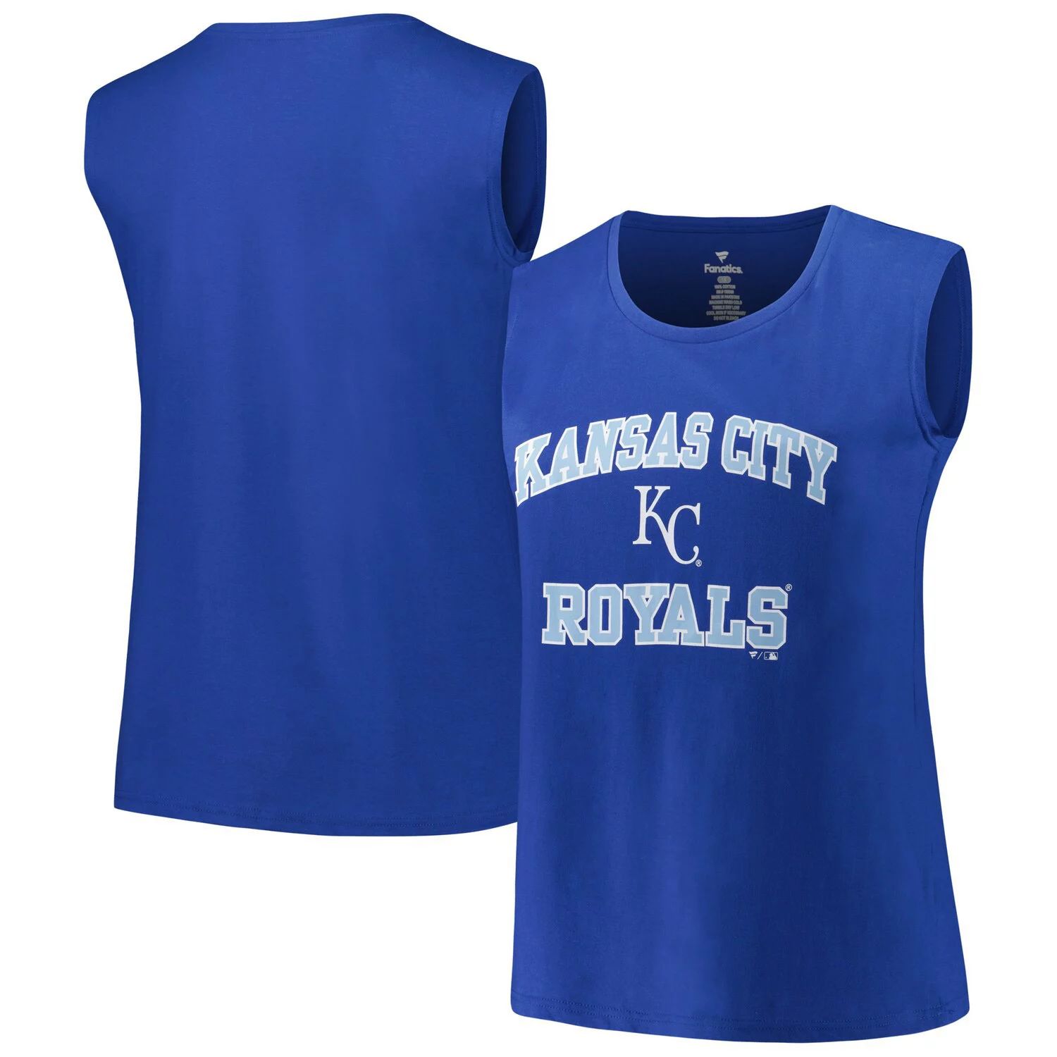 

Женская майка размера плюс Royal Kansas City Royals