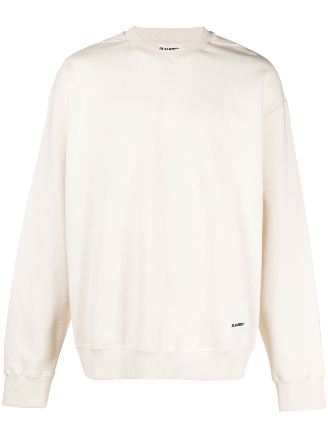 

Jil Sander толстовка с нашивкой-логотипом, нейтральный цвет