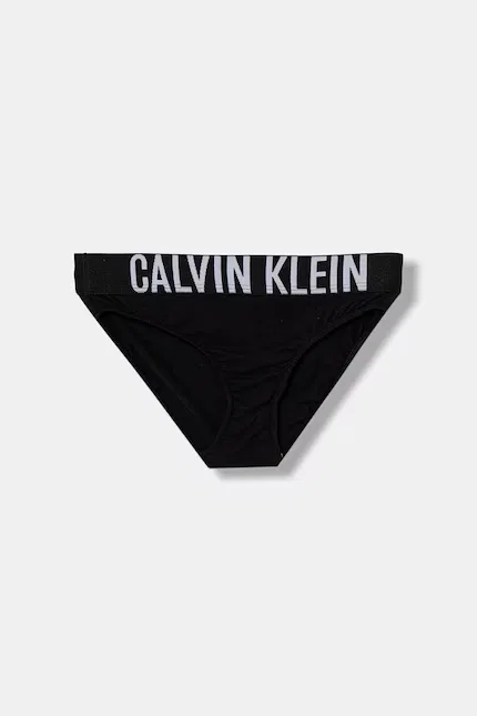 Слипы детские хлопковые 2 шт Calvin Klein Underwear, черный — фото 2