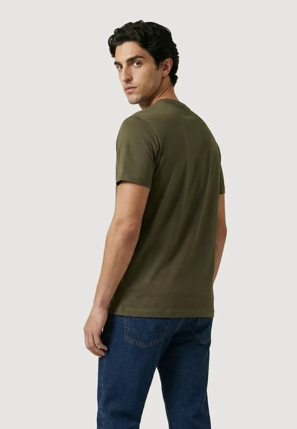 Mick us43 154015 базовая футболка U.S. Polo Assn., Olive-Green — фото 3