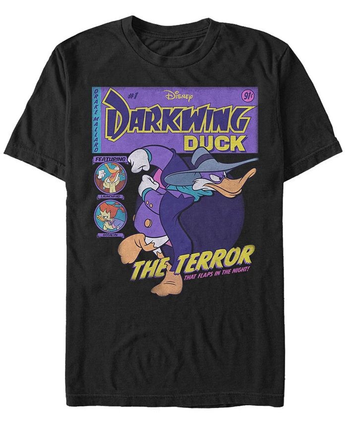 

Мужская футболка с коротким рукавом Darkwing Comic Fifth Sun, черный