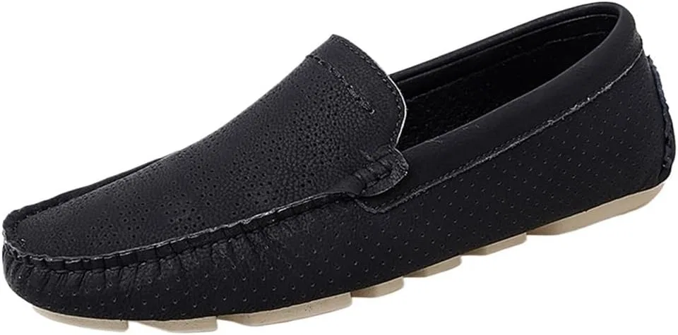 Мокасины мужские дышащие, Loafers, черный UOPYNE