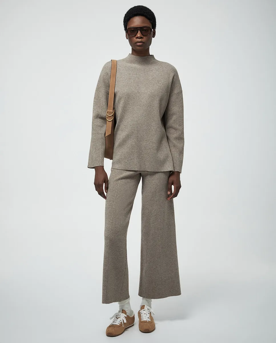 

Джемпер с воротником Перкинс Sfera, темно-коричневый