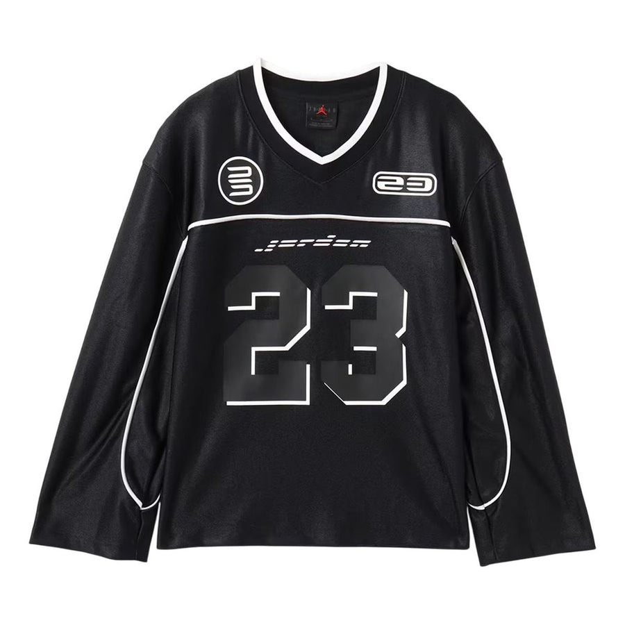 

Джерси (WMNS) Air Jordan Long Sleeve Jersey Asia Sizing 'Black', черный