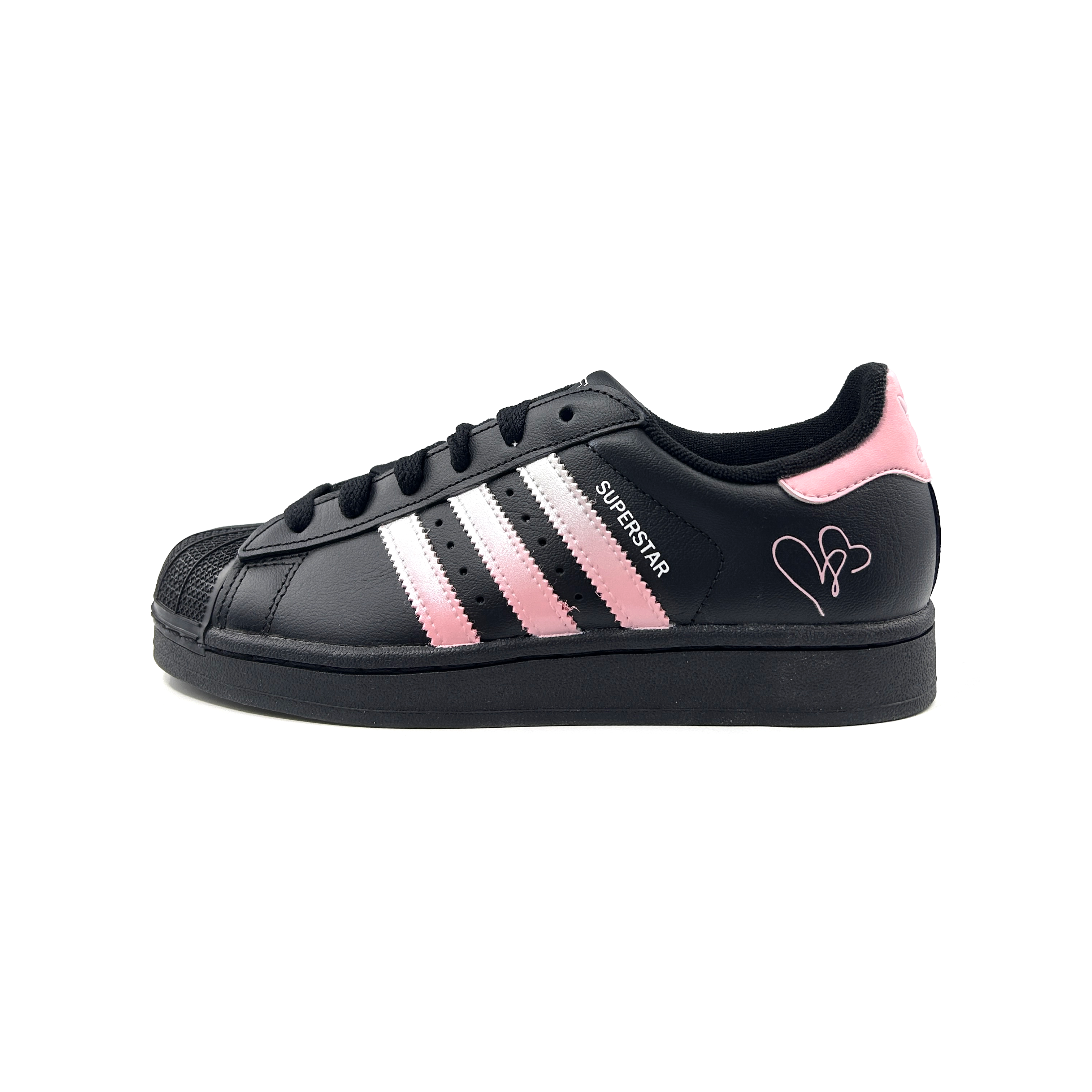 

Детские кроссовки для скейтбординга Superstar 2 с низким верхом, устойчивые к истиранию, для подростков Adidas Originals, розовый