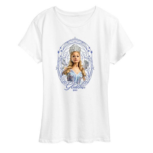 

Женская футболка с принтом Wicked for Good Glinda Licensed Character, White, Белый, Женская футболка с принтом Wicked for Good Glinda Licensed Character, White