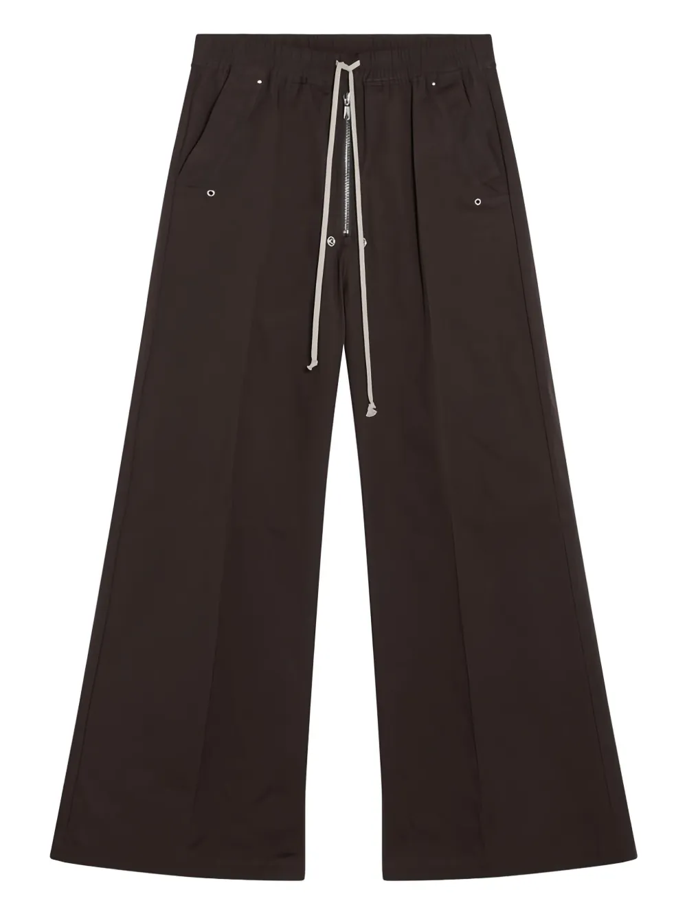 

Брюки с кулиской и заклепками Rick Owens, коричневый