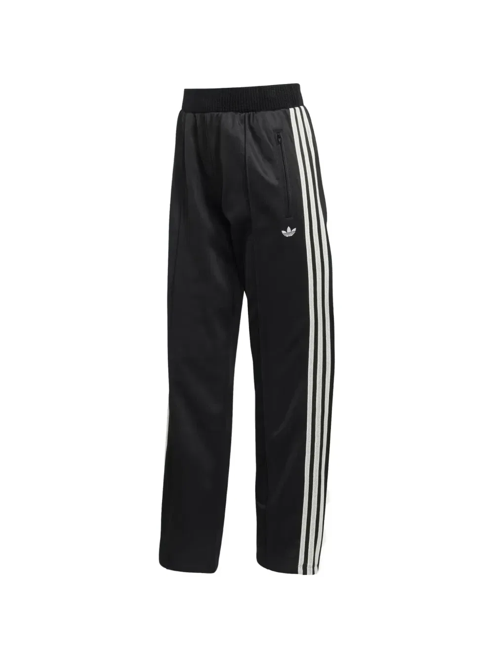 Брюки с вышитым логотипом и боковыми полосками Adidas, черный