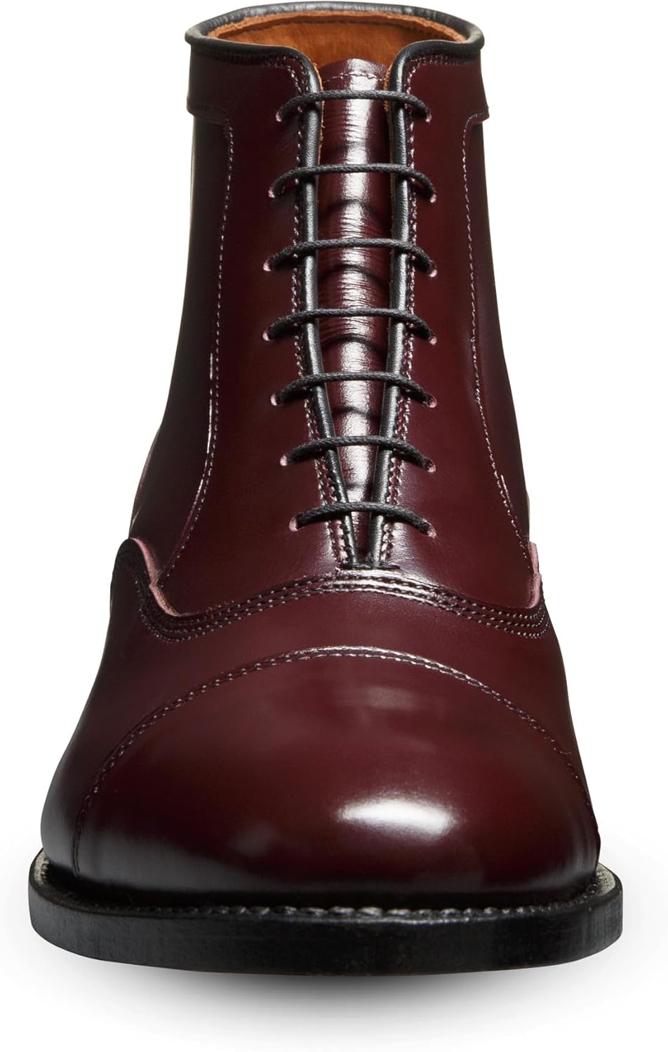 Мужские оксфорды с капто и шнуровкой Allen Edmonds Park Avenue, бордовый — фото 2