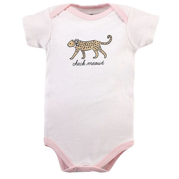 Боди для девочки cotton, modern pink safari, 6-9 месяцев Hudson Baby — фото 4