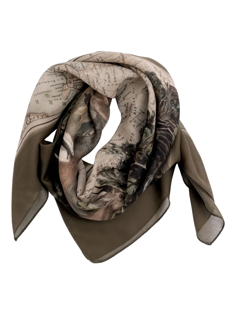 

Палантин с принтом Saïda Maouli, нейтральный