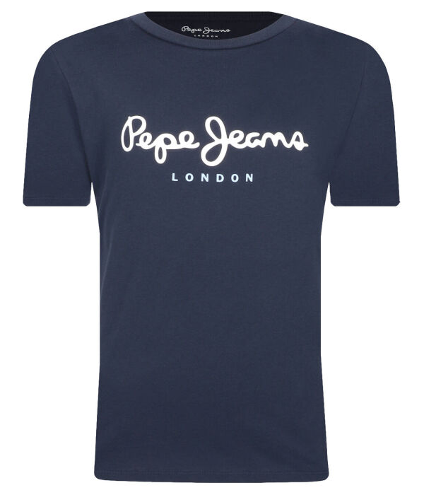 

Футболка детская Pepe Jeans London с надписью, синий