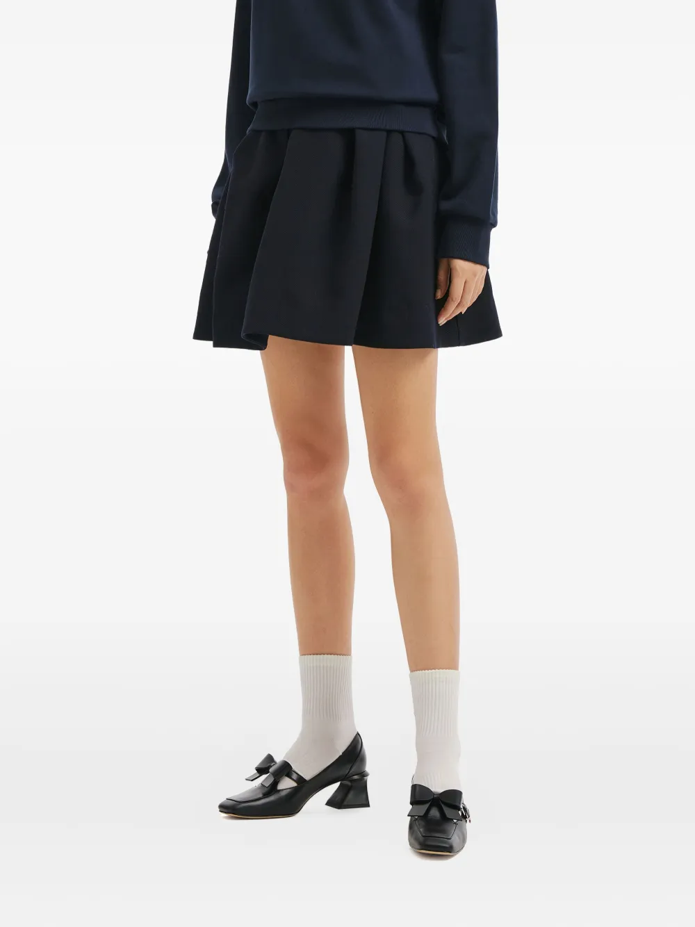 

Плиссированная мини-юбка Shushu/Tong, синий