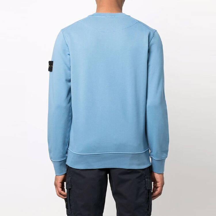 Толстовка мужская синяя Stone Island, синий — фото 3