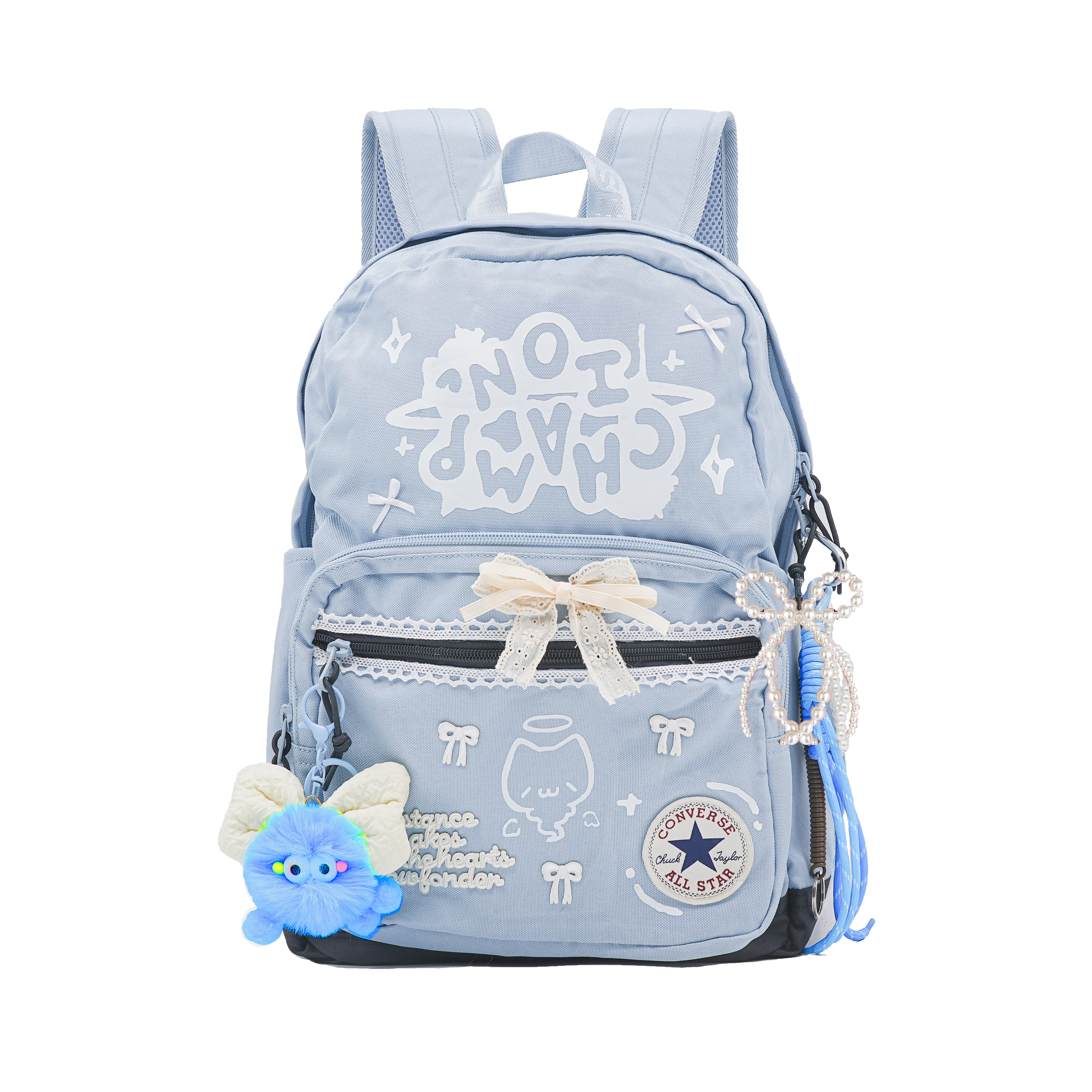 

Converse Рюкзак Polyester Mischievous Elf, Footprints Created Medium Unisex Sky Blue