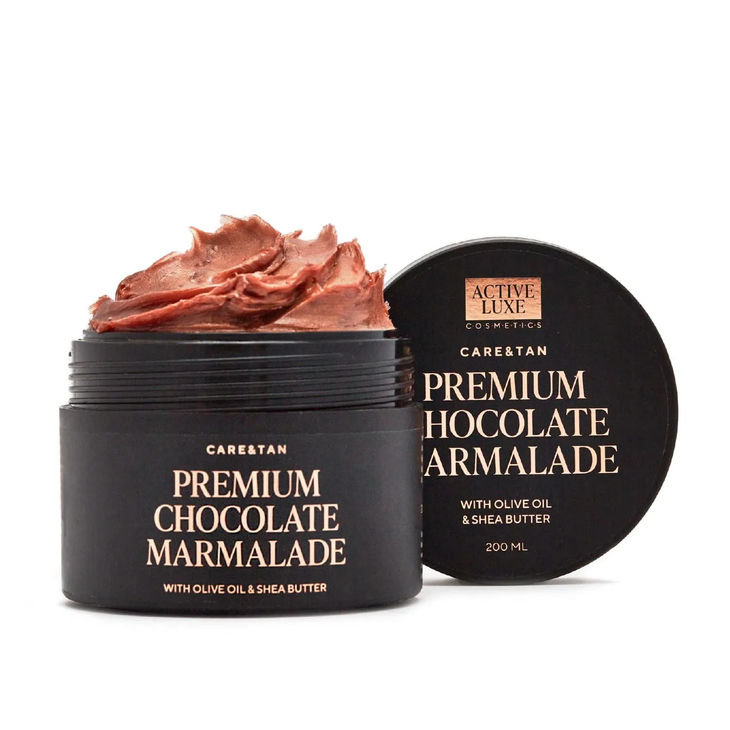 Ускоритель загара Active Luxe Premium «Chocolate Jam» с морковью и оливковым маслом, 200 мл Activeluxe Cosmetics