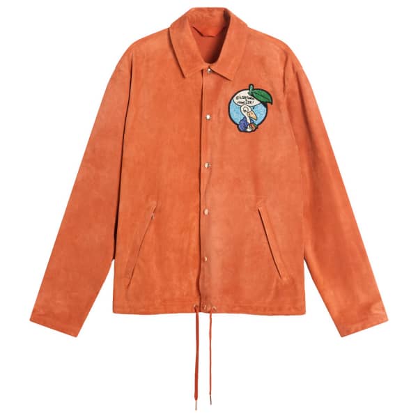 

Замшевая куртка-пупок Gilga Farm от Дональда Гловера Moncler Genius, оранжевый