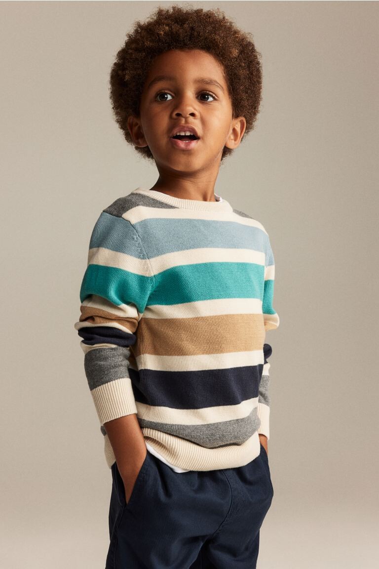 

Свитер из хлопкового жаккарда H&M