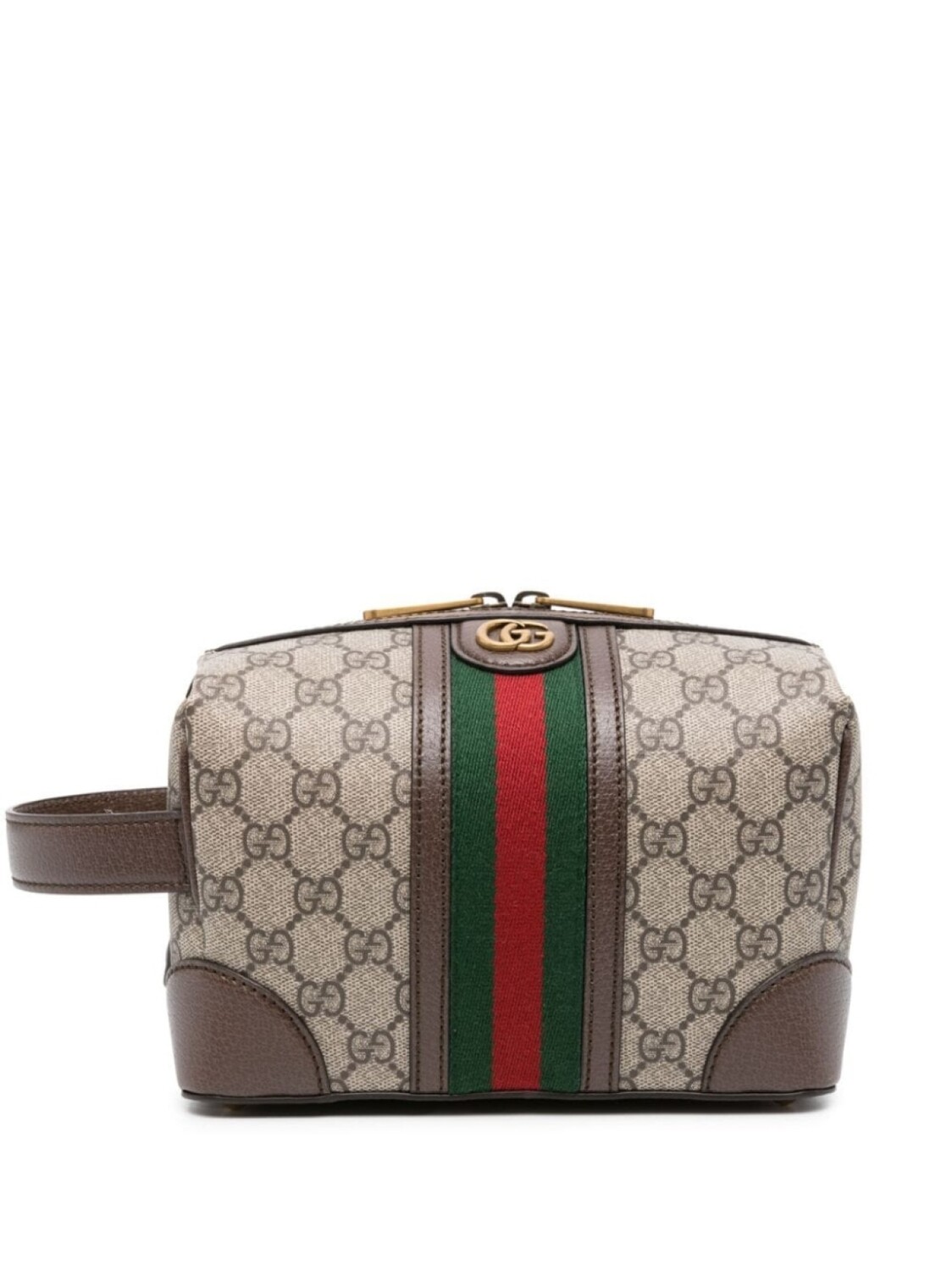 

Gucci несессер с узором GG Supreme, коричневый