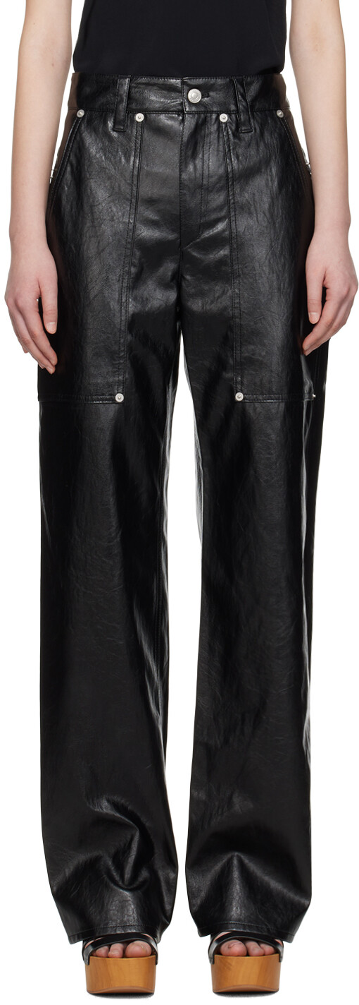 

Брюки из искусственной кожи Ariete Isabel Marant Etoile