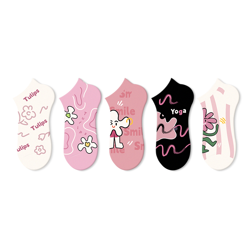

Носки унисекс JKN, Illustration Ankle Socks (5 Pack)